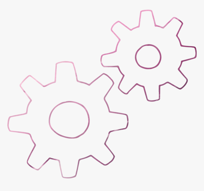 Cogweels Pink Paint - Circle, HD Png Download
