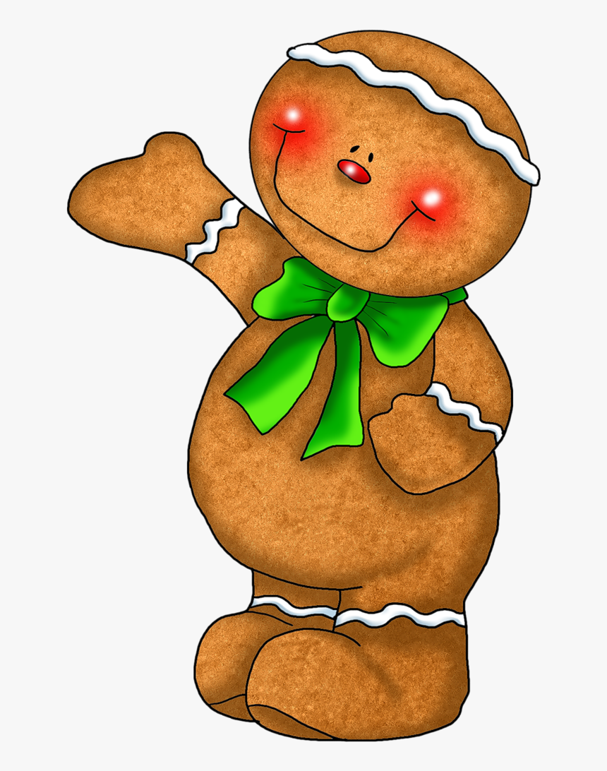 Gingerbread Clipart Land - Clipart Christmas Gingerbread Men, HD Png Download