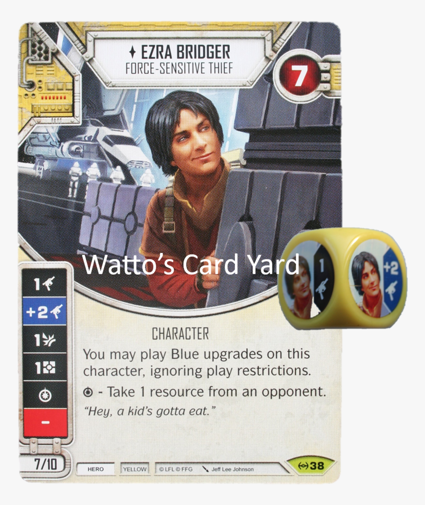 Transparent Ezra Bridger Png - Star Wars Destiny Characters, Png Download