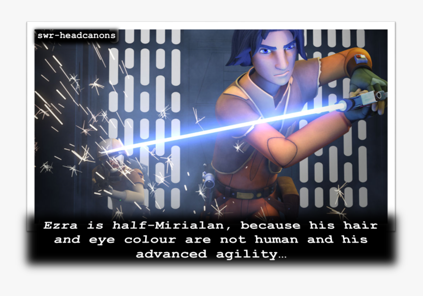 Ezra Is Half Mirialan, Because His Hair And Eye Colour - Ezra Bridger Star Wars Rebels Season 5 Episodes, HD Png Download