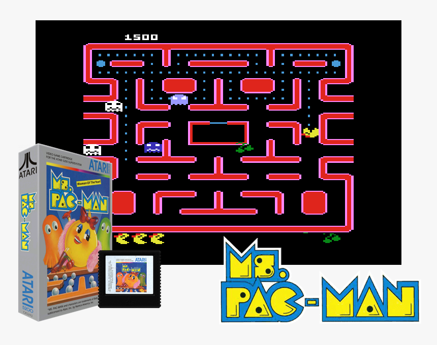 Pac-man [europe] - Ms Pac Man, HD Png Download