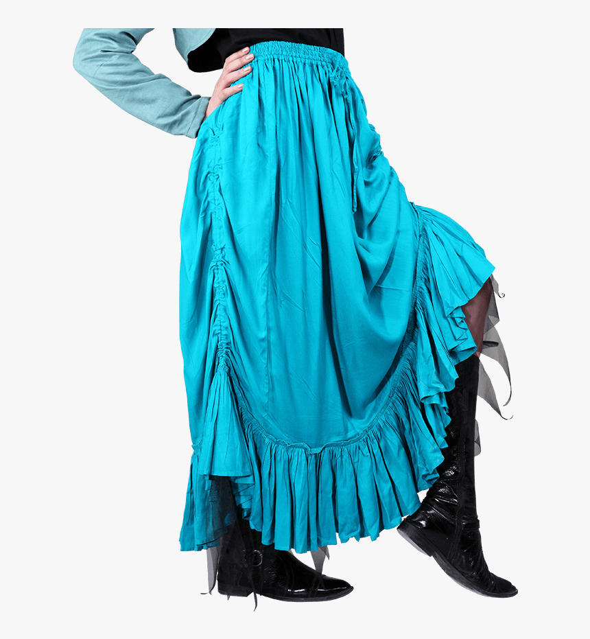 Step In Time Full Length Ruffle Skirt - Costume, HD Png Download