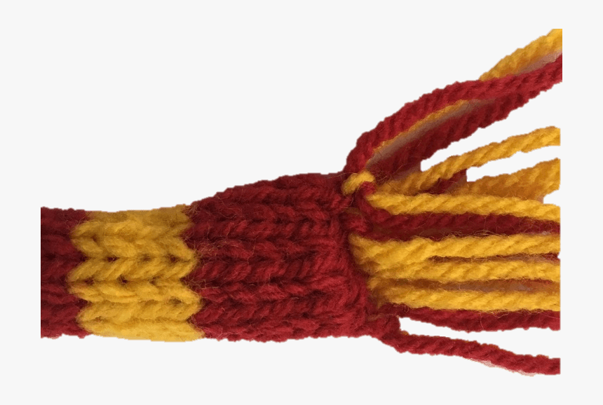 Transparent Gryffindor Scarf Png - Knitting, Png Download