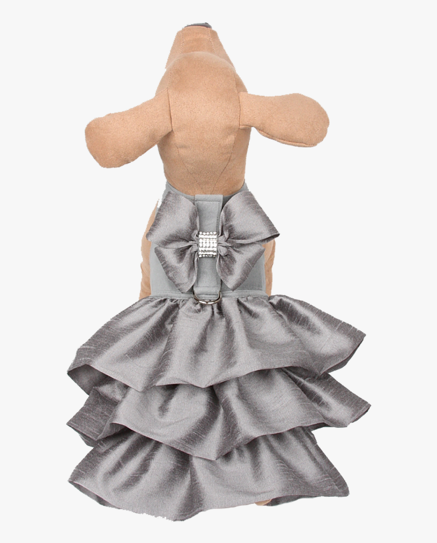 Madison Ruffle Silver Couture Dress - Cocktail Dress, HD Png Download