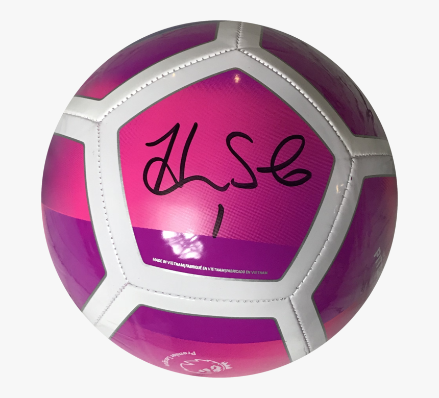 Hope Solo Autographed Full Size Usa Nike Pink Soccer - Soccer Ball, HD Png Download