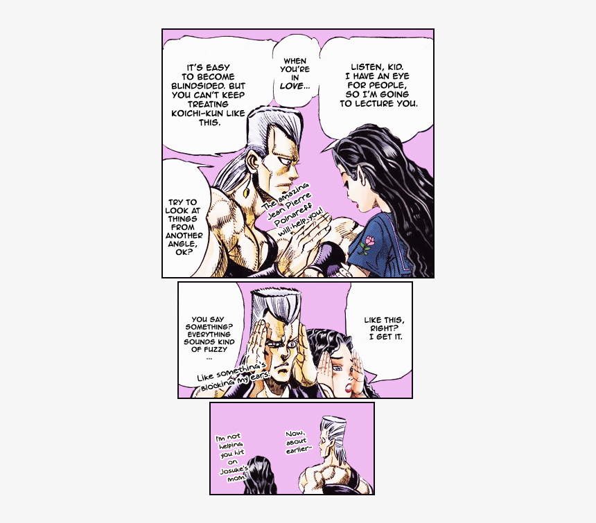 When You Re In Love It S Easy To Become Blindsided - If Polnareff Was In Diu, HD Png Download