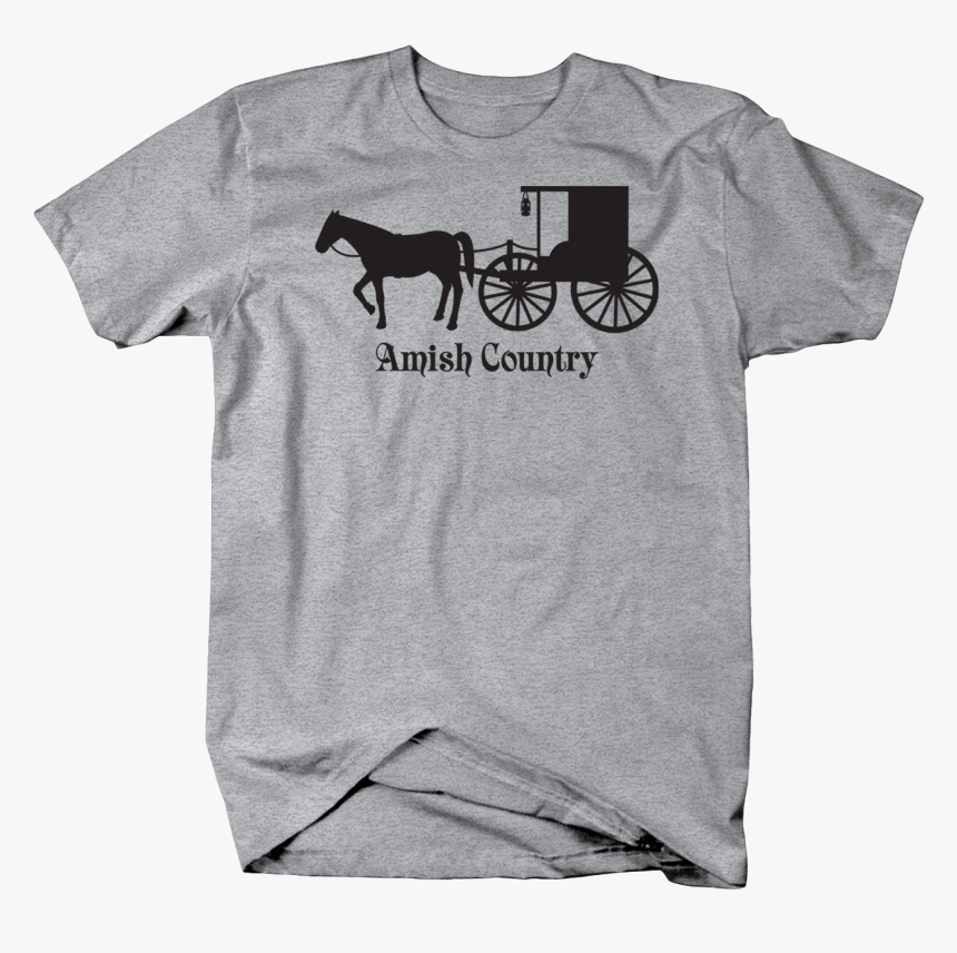 Horse Pulling Buggy Amish Country Custom Tshirt - Acura Nsx T Shirt, HD Png Download