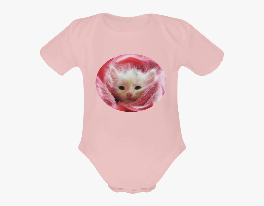 Kitty Loves Pink Baby Powder Organic Short Sleeve One - Axolotl, HD Png Download