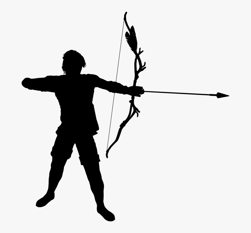 Archer, Arrow, Battle, Bow, Boy, Combat, Fighter, Male - Archery Clipart, HD Png Download