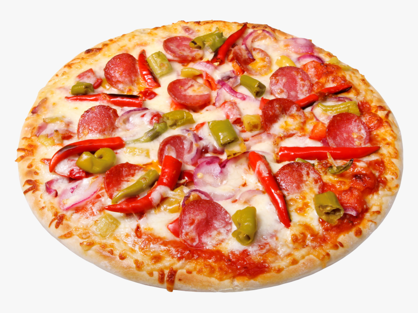 Pizza White Background Hd, HD Png Download