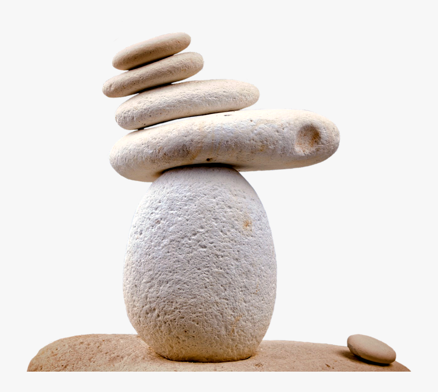 Stone, Zen, White, Spa, Alternative, Close Up, Pebble - White Pebbles Transparent Background, HD Png Download