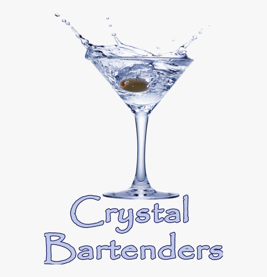 Martini Cocktail Garnish Glass Water - Martini Glass, HD Png Download
