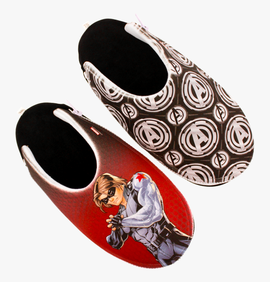 Winter Soldier Mix N Match Zlipperz Set 
 Class - Slip-on Shoe, HD Png Download