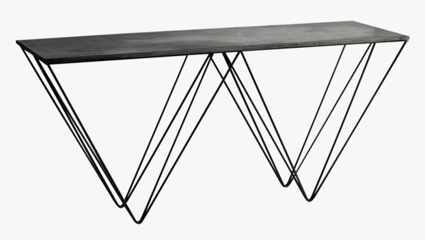 Stone Iron Console Table - Table, HD Png Download