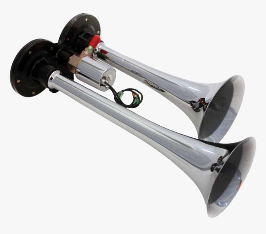 Double Cornet Air Horn Electro Pneumatic - Acessorios Para Caminhoes E Carretas, HD Png Download