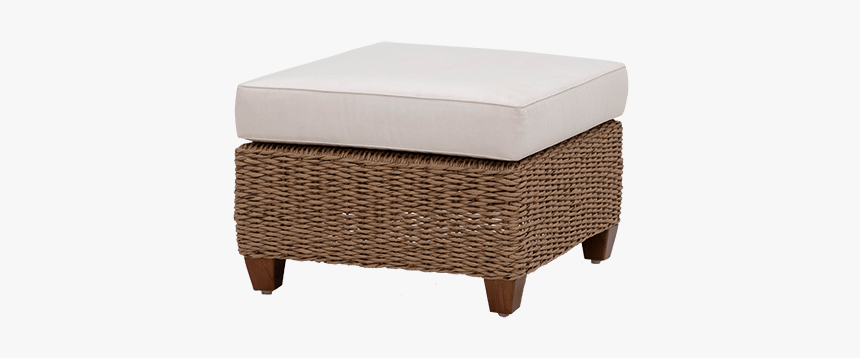 Footstool, Nigerian, Satin, Wicker, Ottoman, Natural, - Coffee Table, HD Png Download