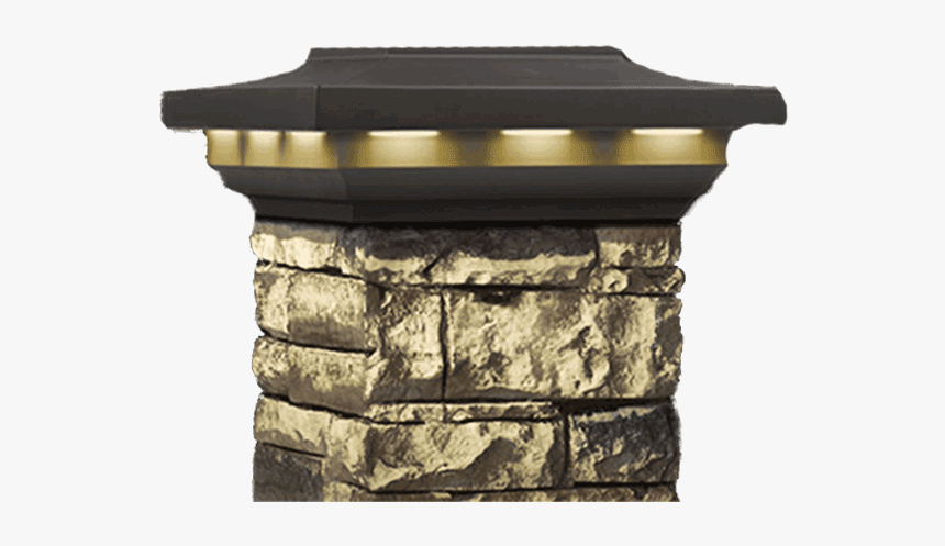 Deckorators Stone Post Cover Solar Caps, HD Png Download
