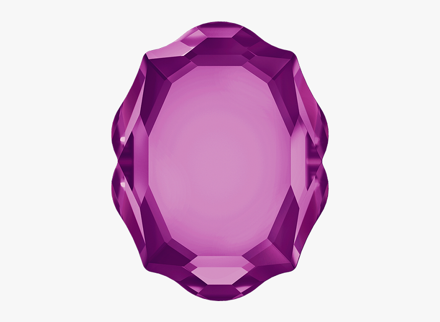 Swarovski 4142 Baroque Mirror Fancy Stone 18x14mm Amethyst - Amethyst, HD Png Download
