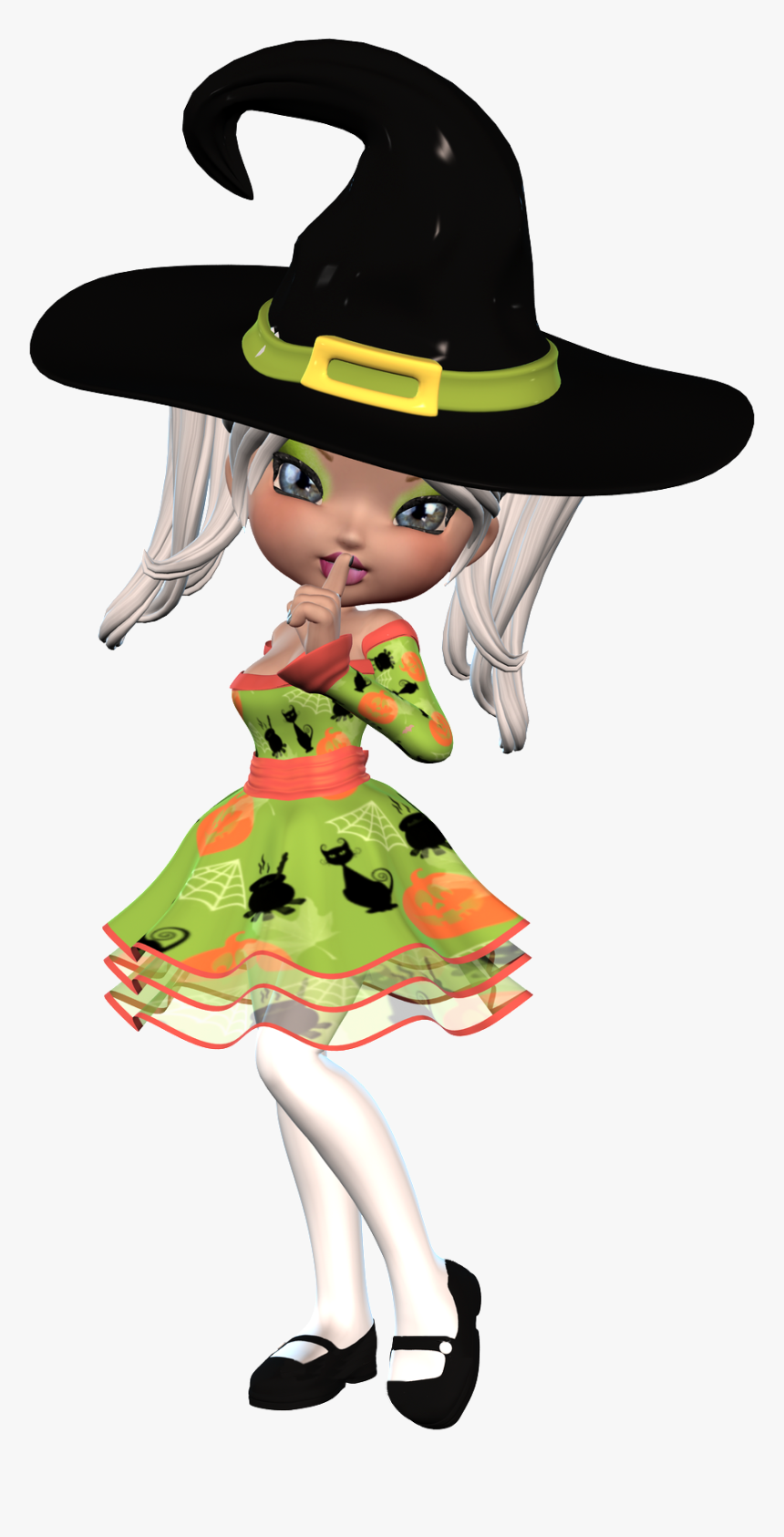 Cookie Clipart Evil - Bonito Brujitas De Halloween, HD Png Download