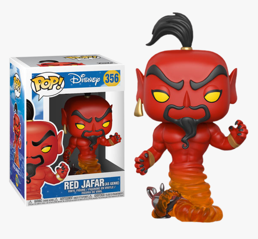 Red Jafar Pop Vinyl Figure - Jafar As Genie Funko, HD Png Download