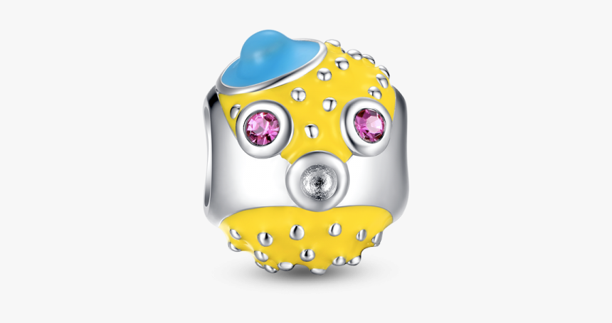 Puffer Fish Charm - Bead, HD Png Download