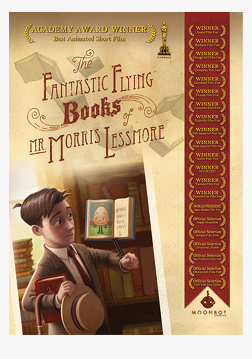 Fantastic Flying Books Of Morris Lessmore Short Film, HD Png Download