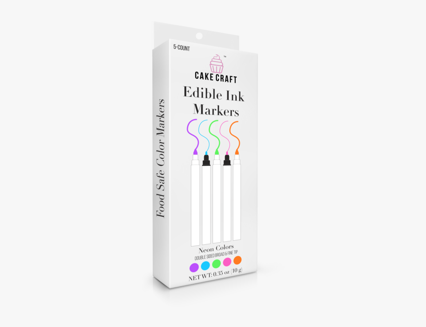 Neon Edible Markers 5 Pack - Graphic Design, HD Png Download