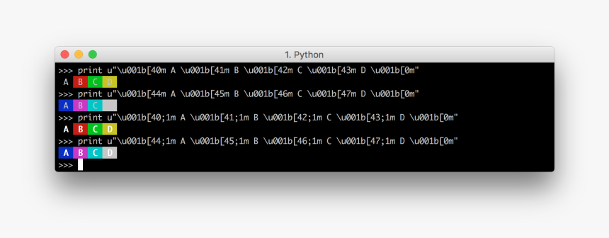 Ansi/rainbowbackground - Prompt Meaning In Python, HD Png Download