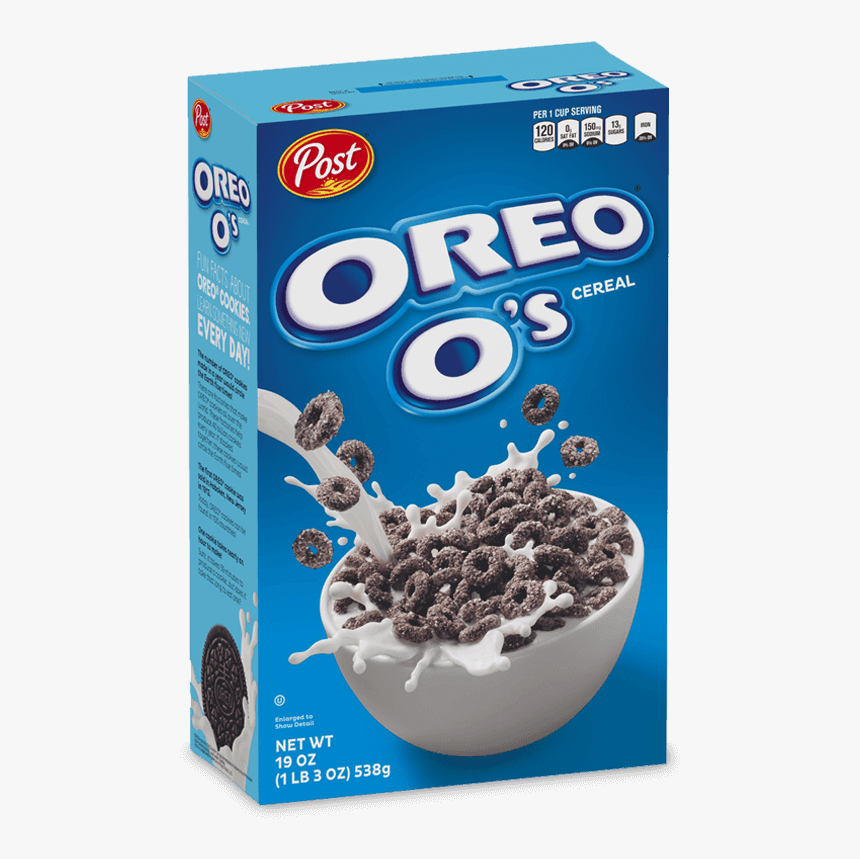 Oreo O S Cereal Box - Post Oreo O's Cereal 19 Oz, HD Png Download
