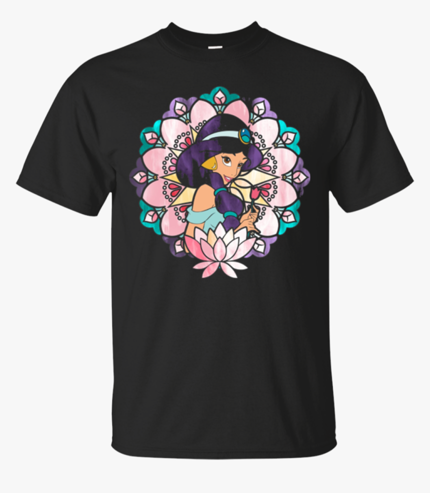 Disney Aladdin Jasmine Stained Glass Lotus Long Sleeve - Pablo Escobar T Shirt Narcos, HD Png Download
