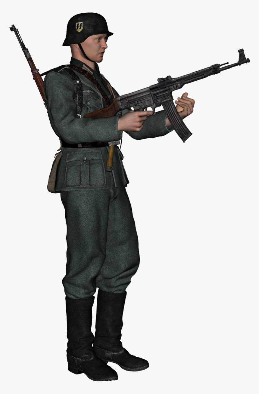 Nazi Soldier Png - Nazi Soldier Shooting Png, Transparent Png
