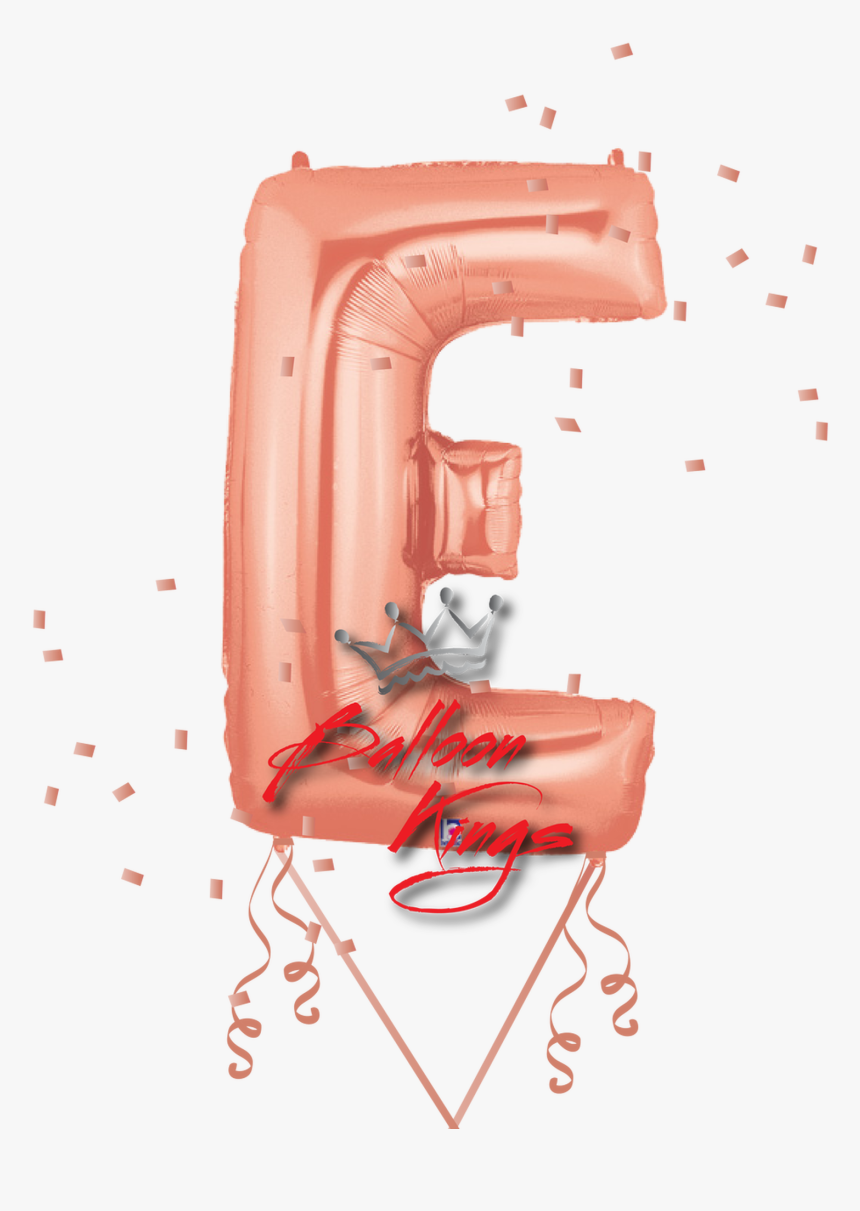 Rose Gold Letter E - Letter, HD Png Download