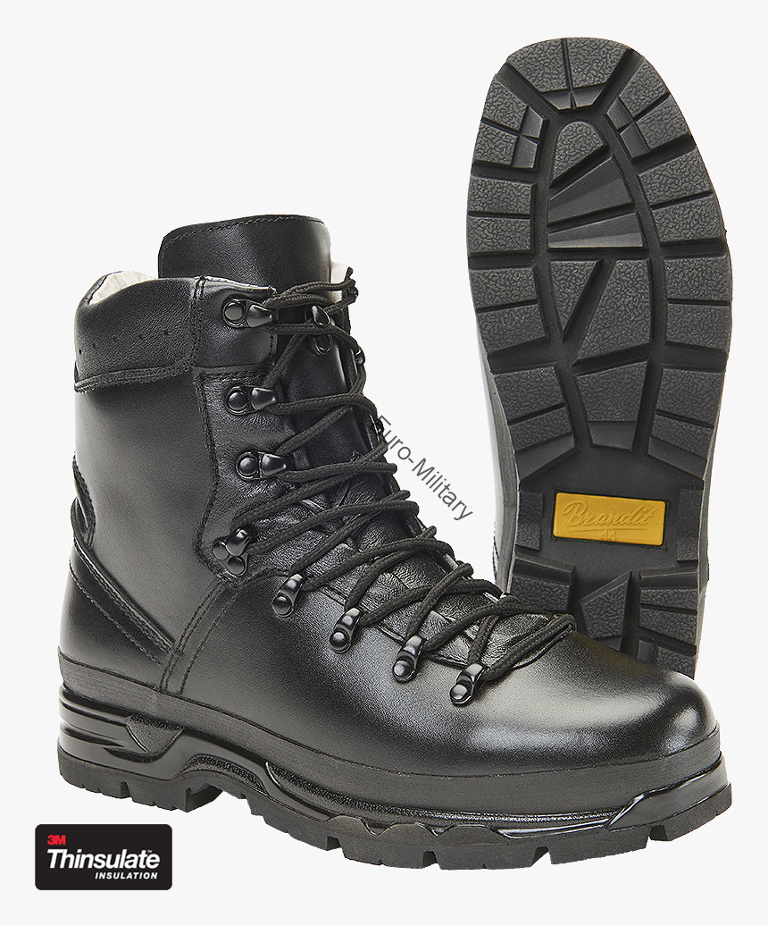 Brandit® Bw German Army Military Mens Mountain Boots - Brandit German Army Mountain Boots Black, HD Png Download