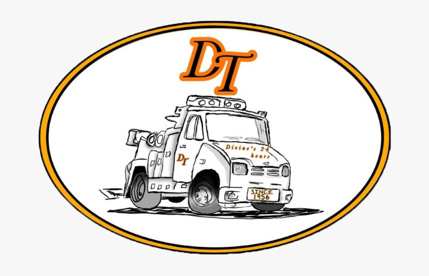 Divines Towing Logo New - Truck, HD Png Download