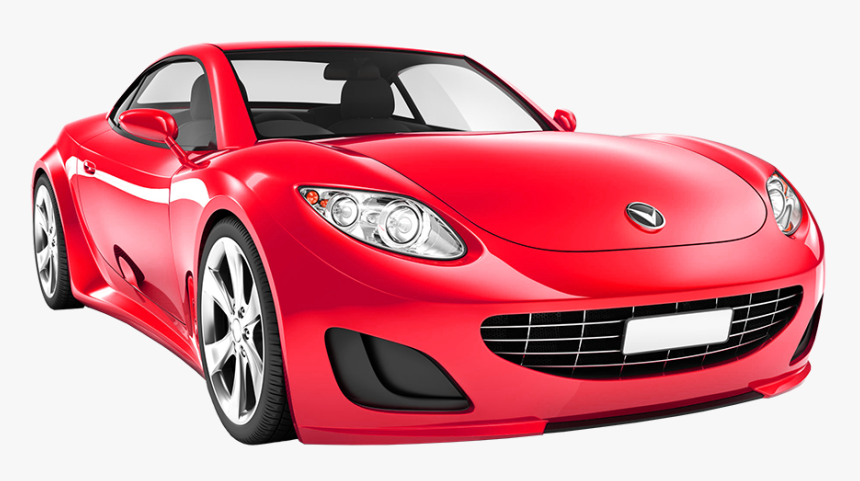 Red Sports Car - Supercar, HD Png Download