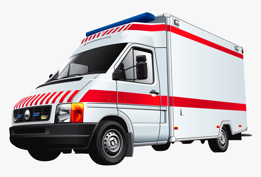Ambulance Png - Ambulance With White Background, Transparent Png