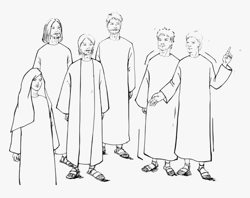 New Testament Bible Drawing Holy Spirit Computer Icons - Apostles Transparent, HD Png Download