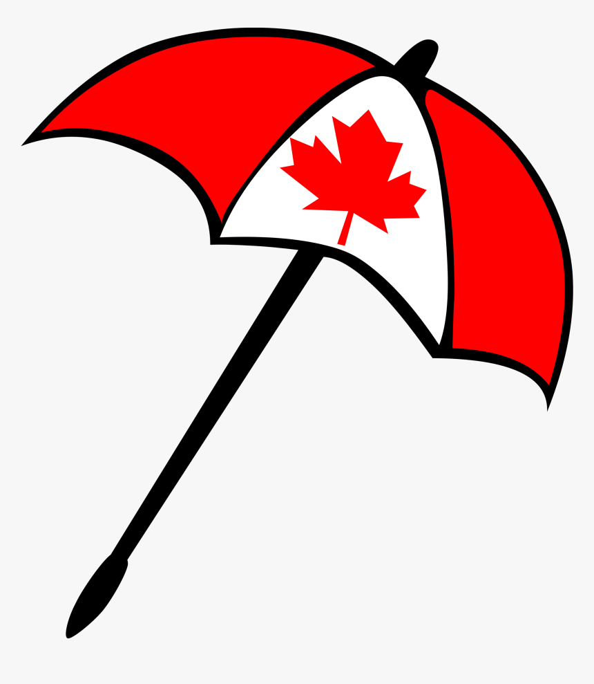 Canada Clip Arts - Beach Umbrella Clip Art, HD Png Download
