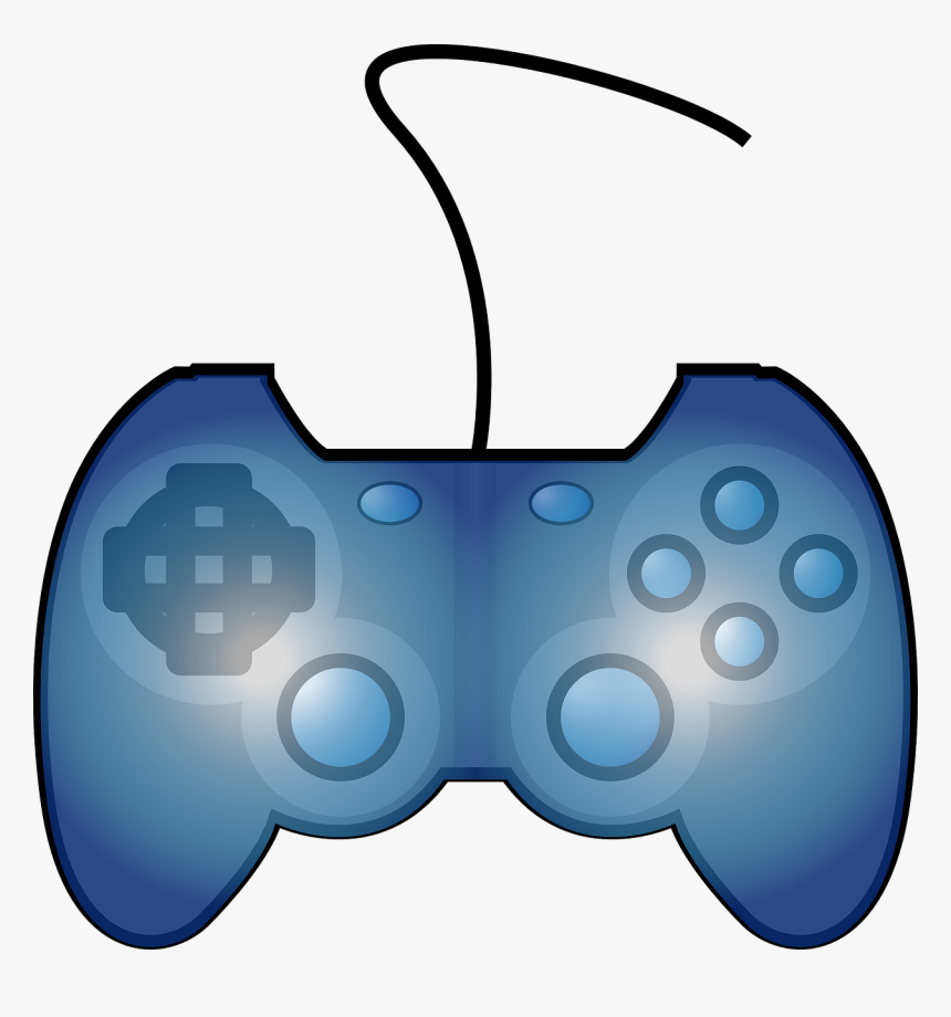 Joypad Game Controller Svg Clip Arts - Video Games Clip Art, HD Png Download