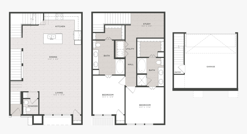 Thb1 - Floor Plan, HD Png Download