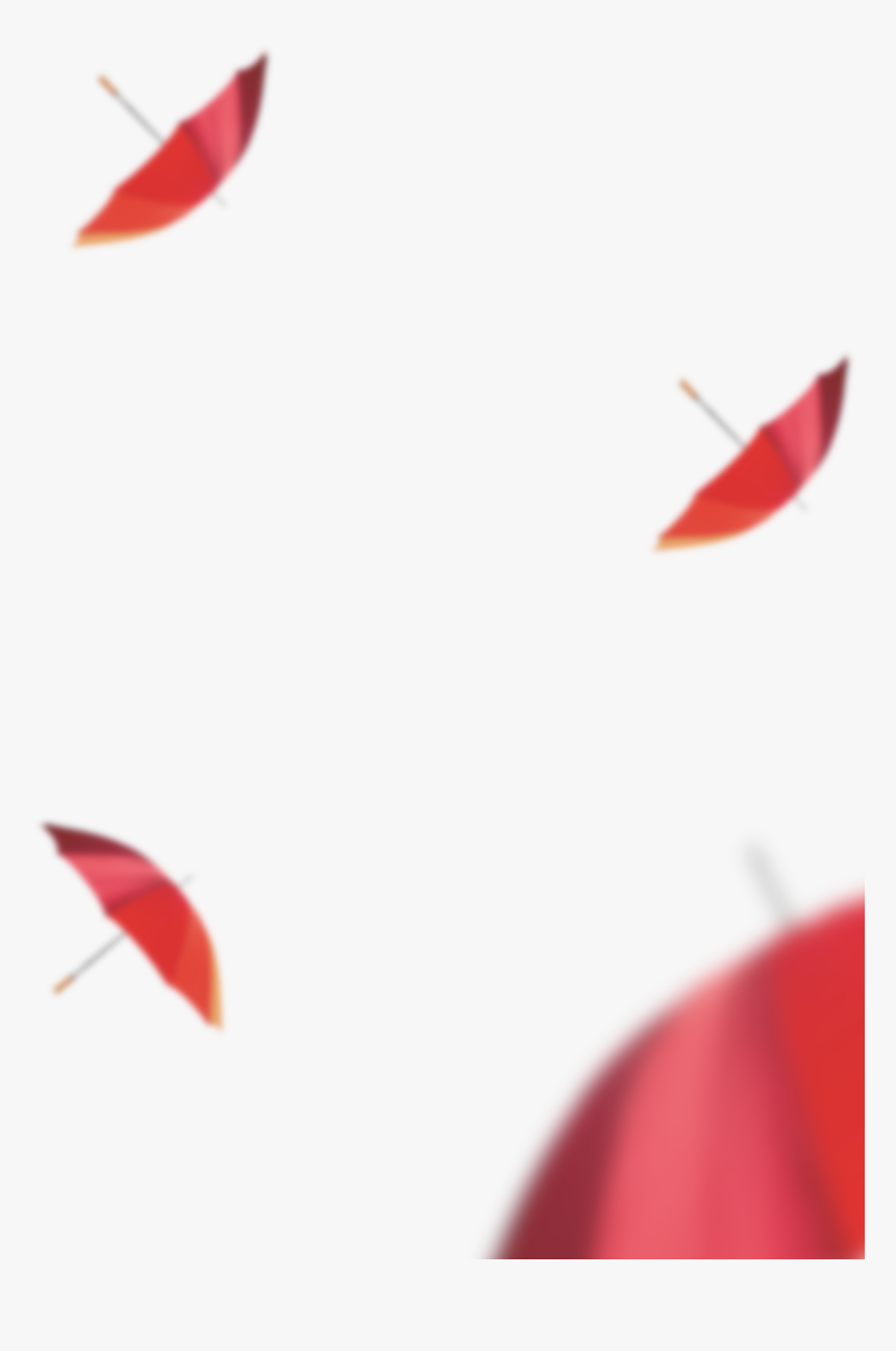 Red Umbrella Png, Transparent Png