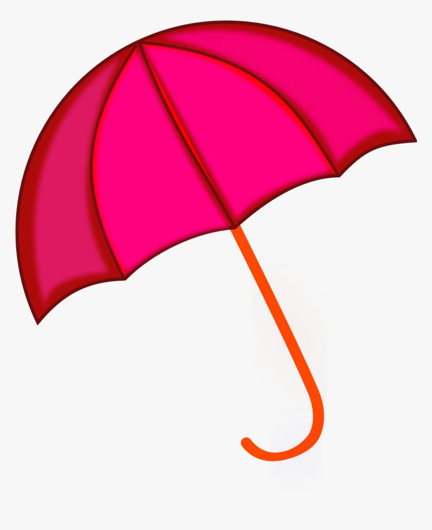 Umbrella Rain Red Free Picture, HD Png Download