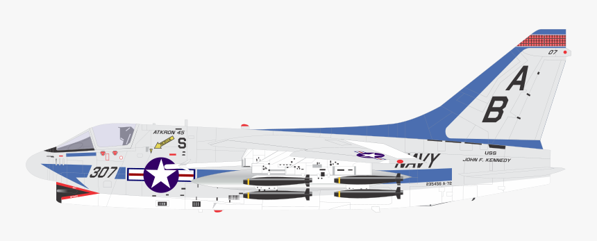 A Corsair Ii Medium - Navy A 7 Corsair Vectors, HD Png Download