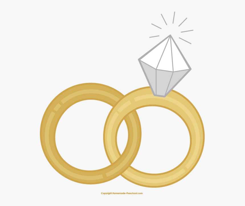 Transparent Background Wedding Rings Clipart, HD Png Download