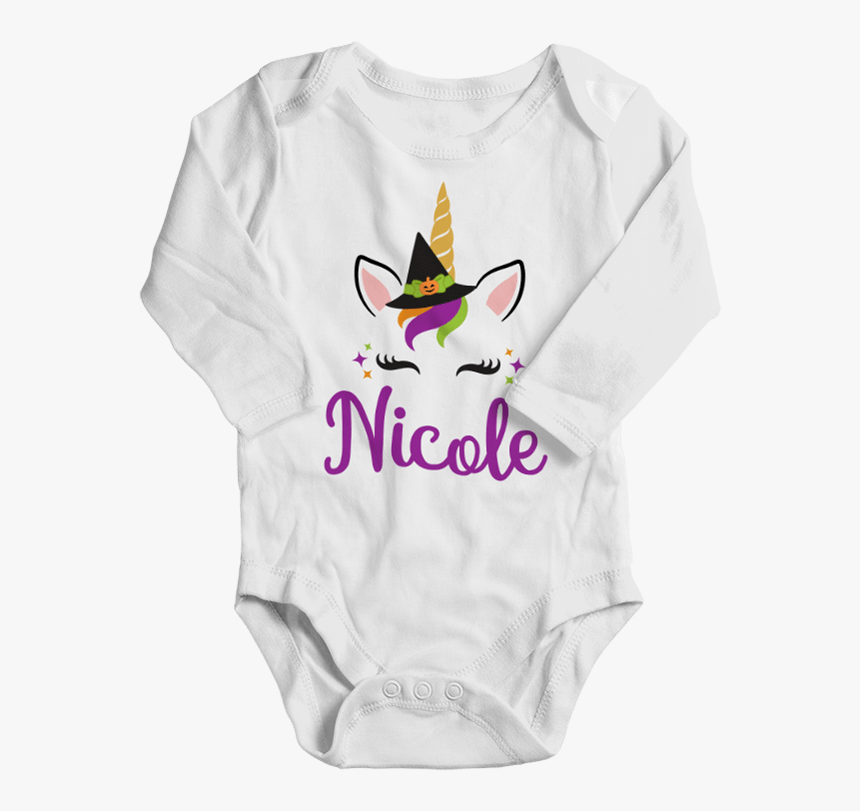 Unicorn Halloween Personalized - Sleeve, HD Png Download