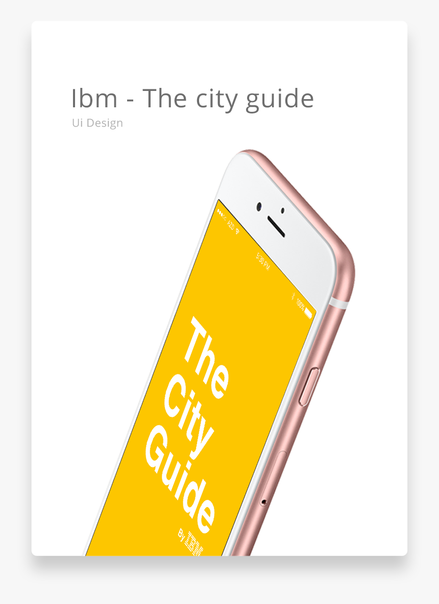 Ibm The City Guide - Smartphone, HD Png Download