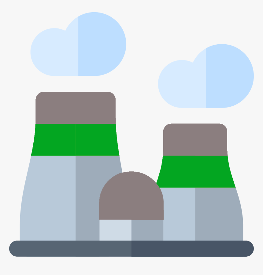 Power Plant Cartoon , Png Download - Cartoon Geothermal Power Plant, Transparent Png