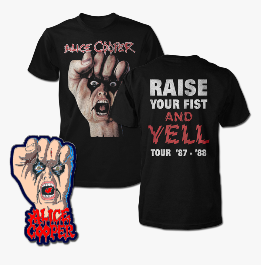 Alice Cooper Raise Your Fist And Yell T Shirt, HD Png Download
