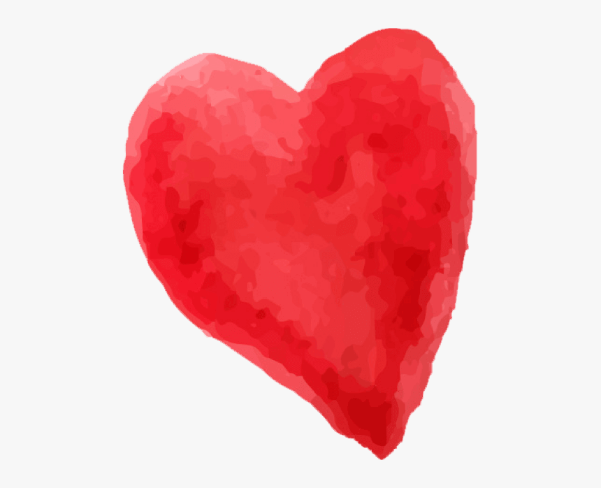 Water Color Heart Png - Png Heart Stickers, Transparent Png