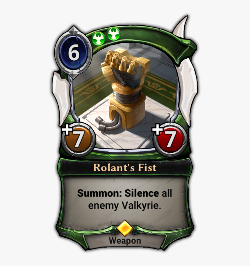 Rolant S Fist - Eternal Card Game Wisp, HD Png Download
